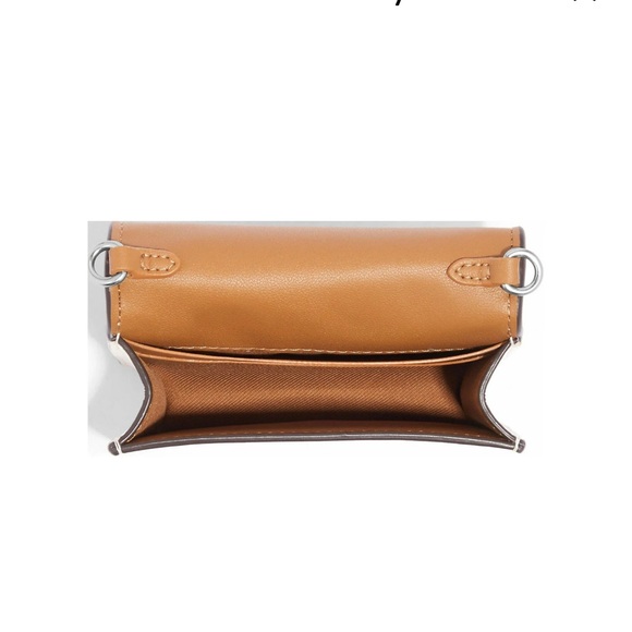 NWT Coach  Mini Wallet On A Chain With Houndstooth Print - Picture 7 of 8